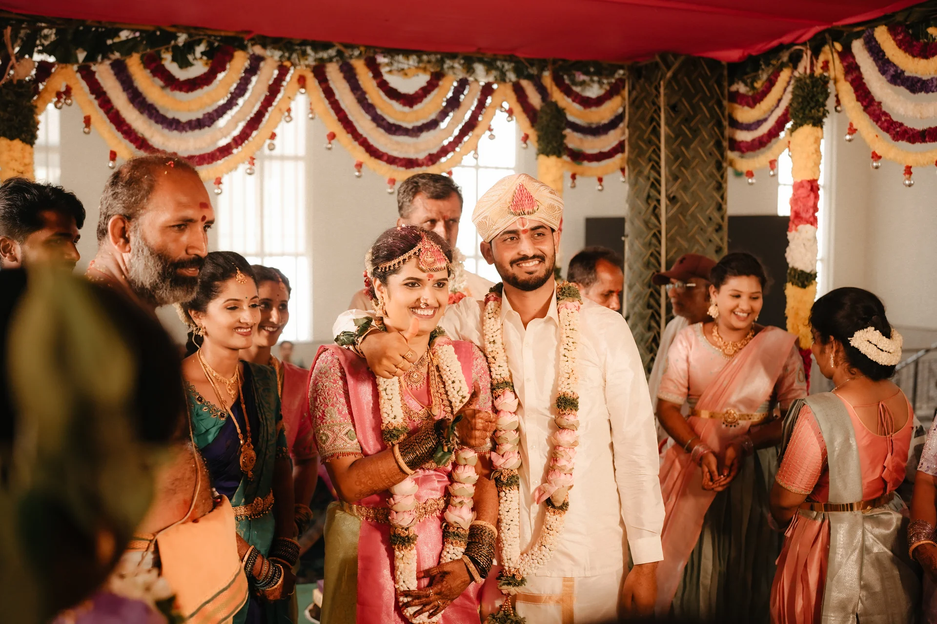 Candid wedding photography in Hosur documenting sacred wedding rituals and family emotion